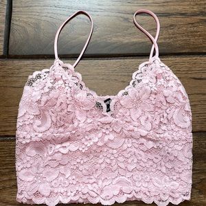 Crop Express lace top